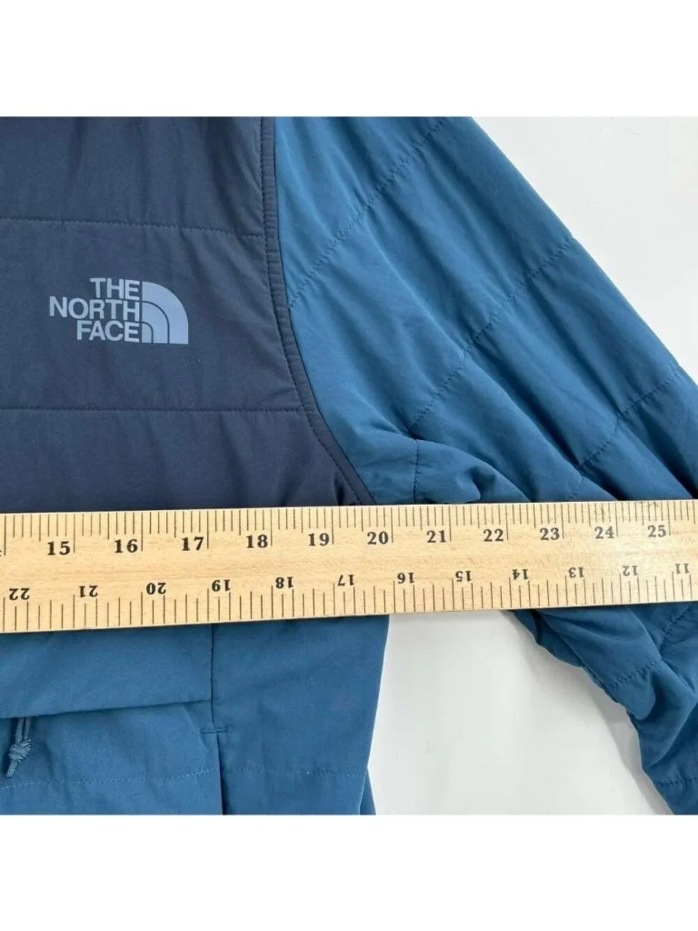 The North Face Mountain Sweatshirt 3.0 Anorak Jacket Men's Medium Blue Quilted